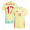 Camiseta de fútbol España Williams JR 17 Segunda Equipación Euro 2024 - Hombre